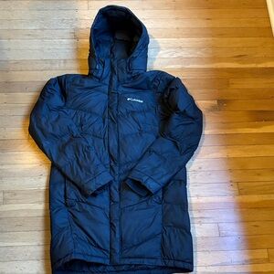 Columbia Black Puffer Hooded Jacket